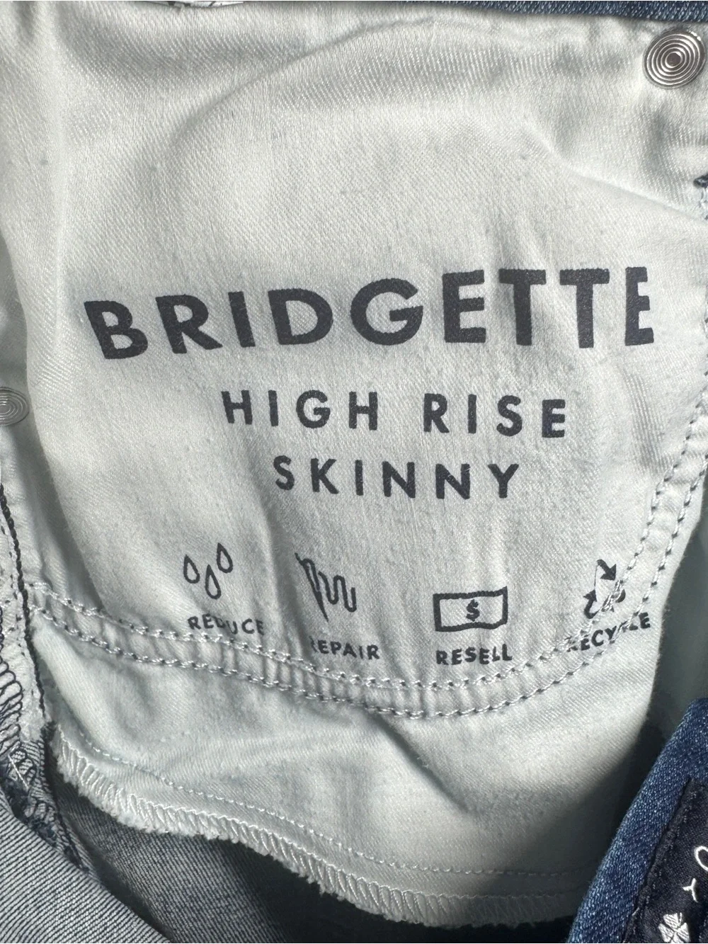 Lucky Brand Dark Blue High-Rise Skinny Jeans